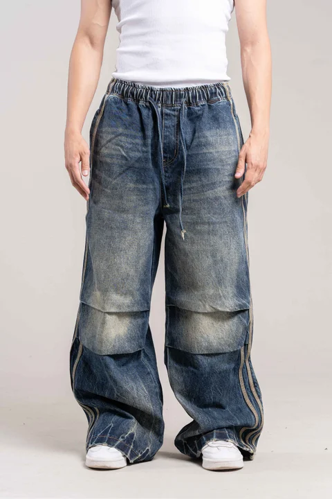 0063 Jeans Baggy con pinzas 