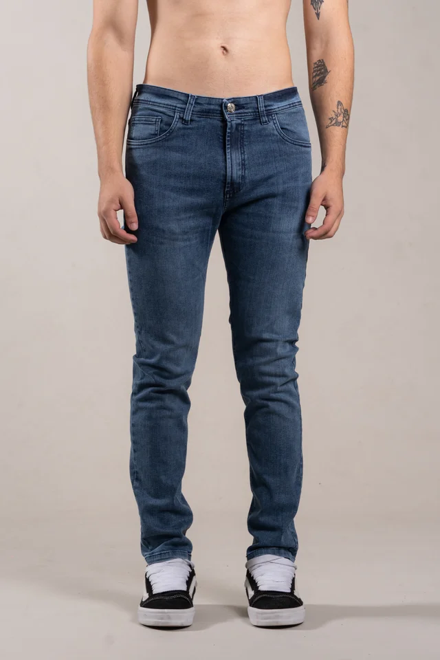 245 - SKINNY TERRY BLUE