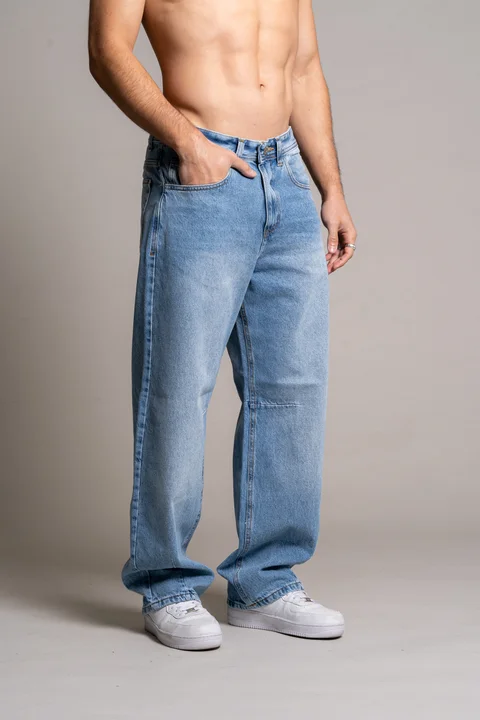 334 -jean BAGGY CON PINZA