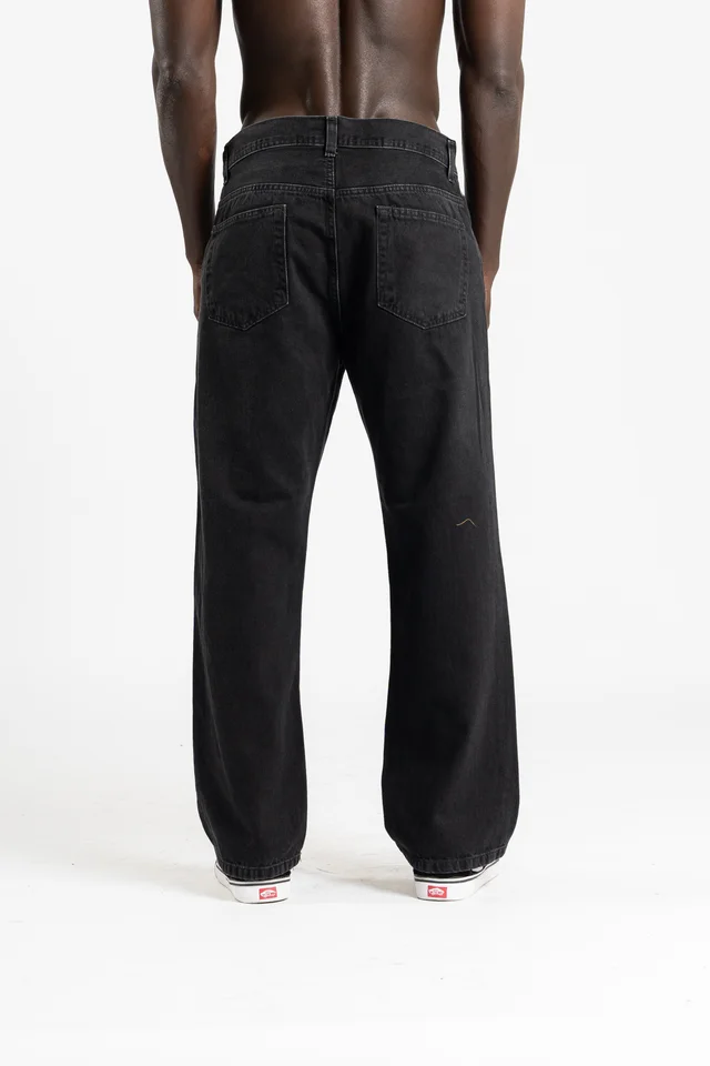 354 - jean RELAXED BLACK