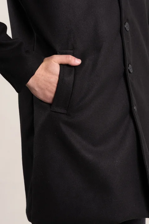 74 SACO DE PAÑO NEGRO