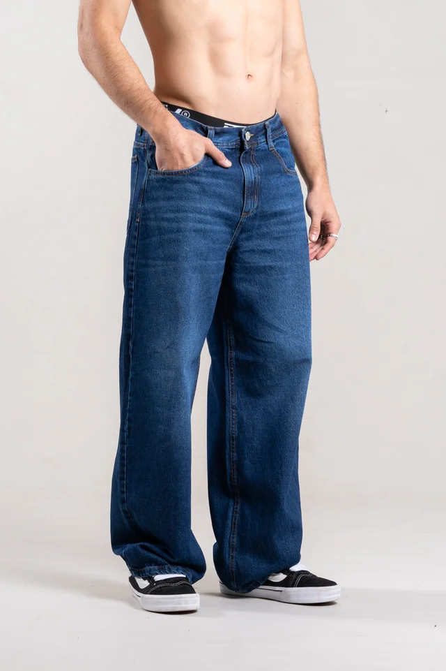 331 JEANS BLUE WIDE LEG