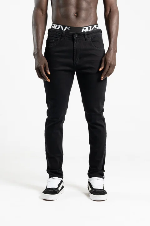269 -jean slim fit NEGRO PREMIUM IMPORTADO