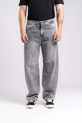 317 jean BAGGY GRIS NEVADO - Vista 1