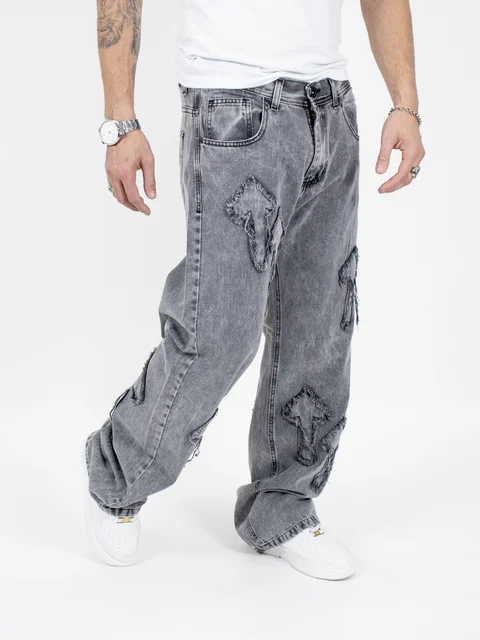 230 Jean Gris apliques