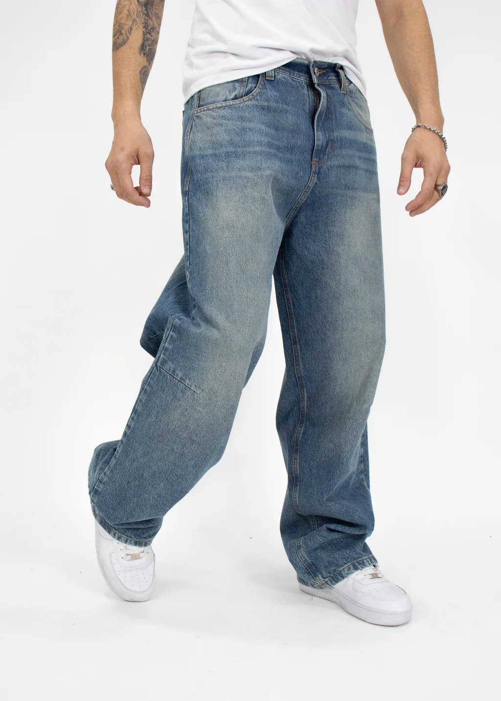 130 jean BAGGY OXIDO C/PINZA