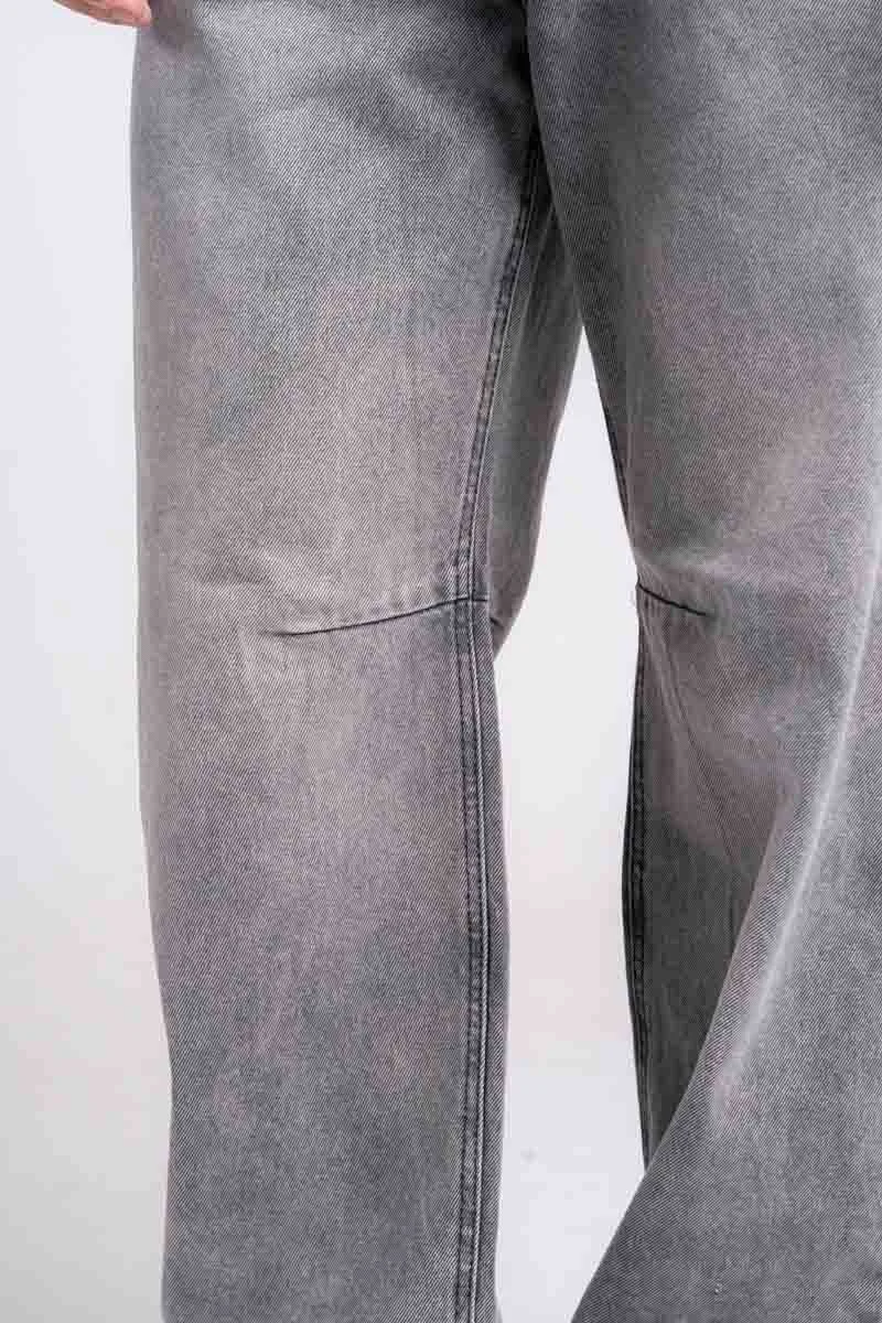 317 jean BAGGY GRIS NEVADO