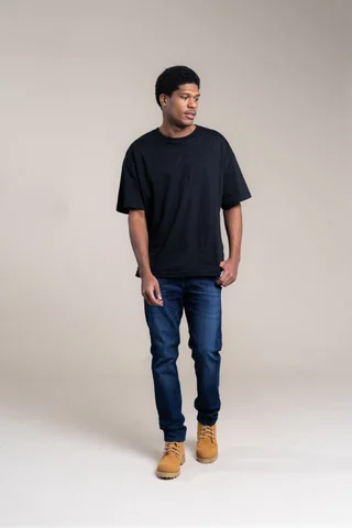 393 JEANS AZUL LISO - Vista 3