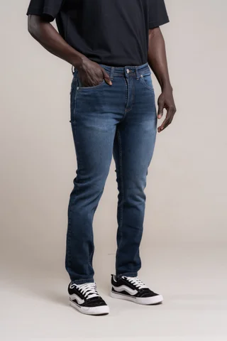 389 - SLIM FIT BLUE BLACK - Vista 2