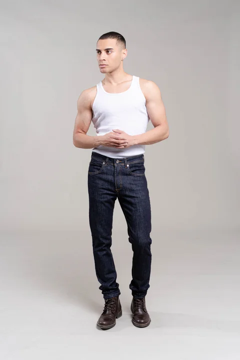 413 JEANS AZUL JAVEL