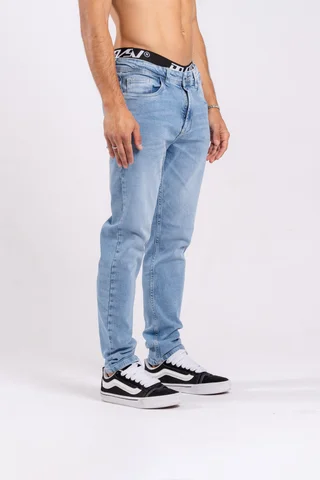 250 SLIM FIT CELESTE - Vista 2