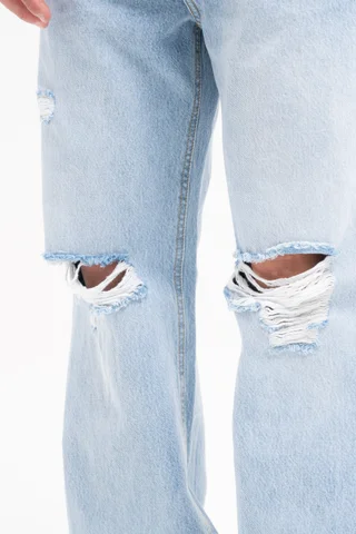 210 JEAN relaxed CON ROTURAS - Vista 3