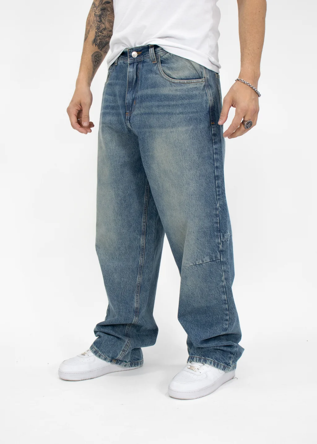 130 jean BAGGY OXIDO C/PINZA