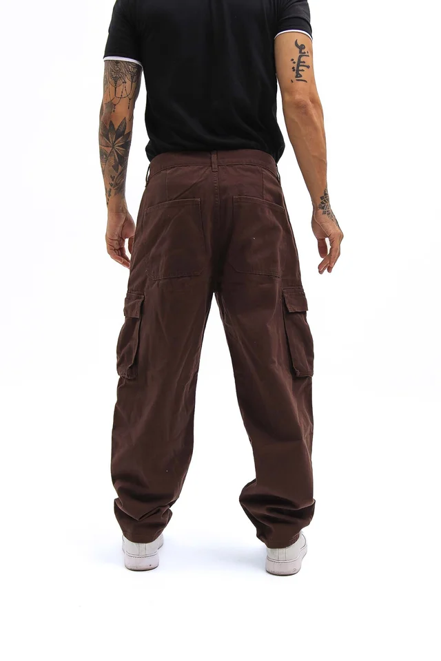 226 jean BAGGY CARGO chocolate