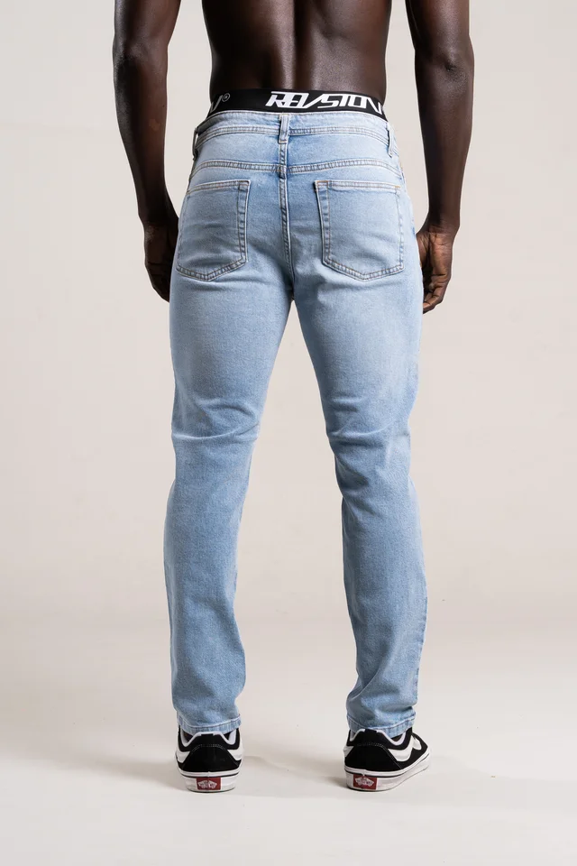 348 - SLIM FIT  CELESTE