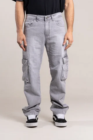 359B - RELAXED CARGO GRIS - Vista 1