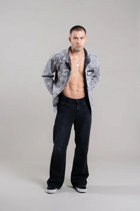 356 JEANS NEGRO FLARED