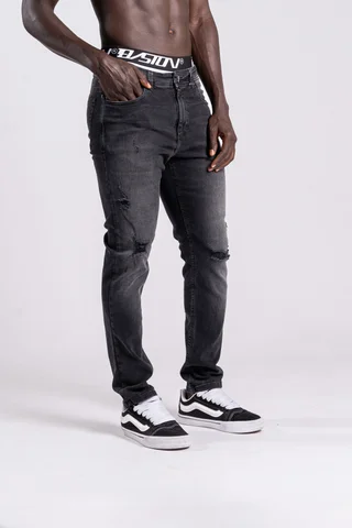 251 Slim fit Grey Con roturas - Vista 3