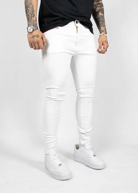308b-Jeans Blanco