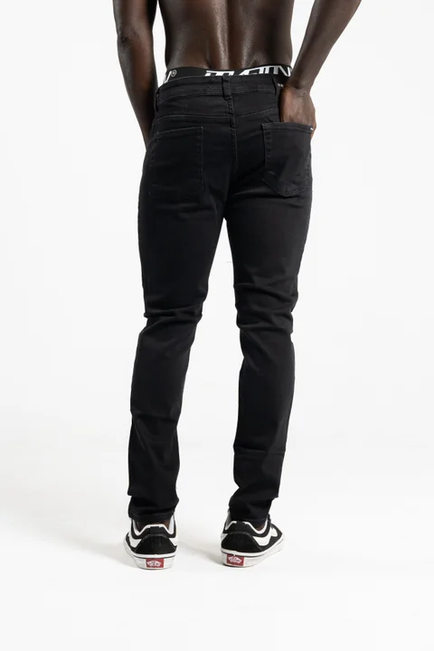 269 -jean slim fit NEGRO PREMIUM IMPORTADO