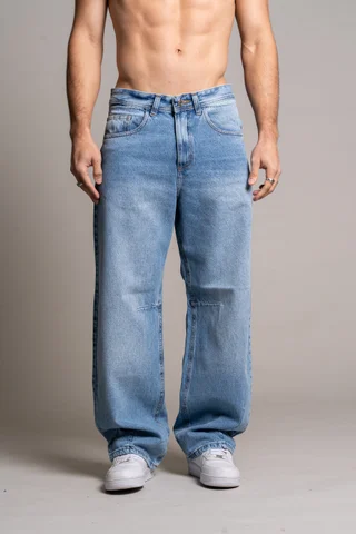 334 -jean BAGGY CON PINZA - Vista 1