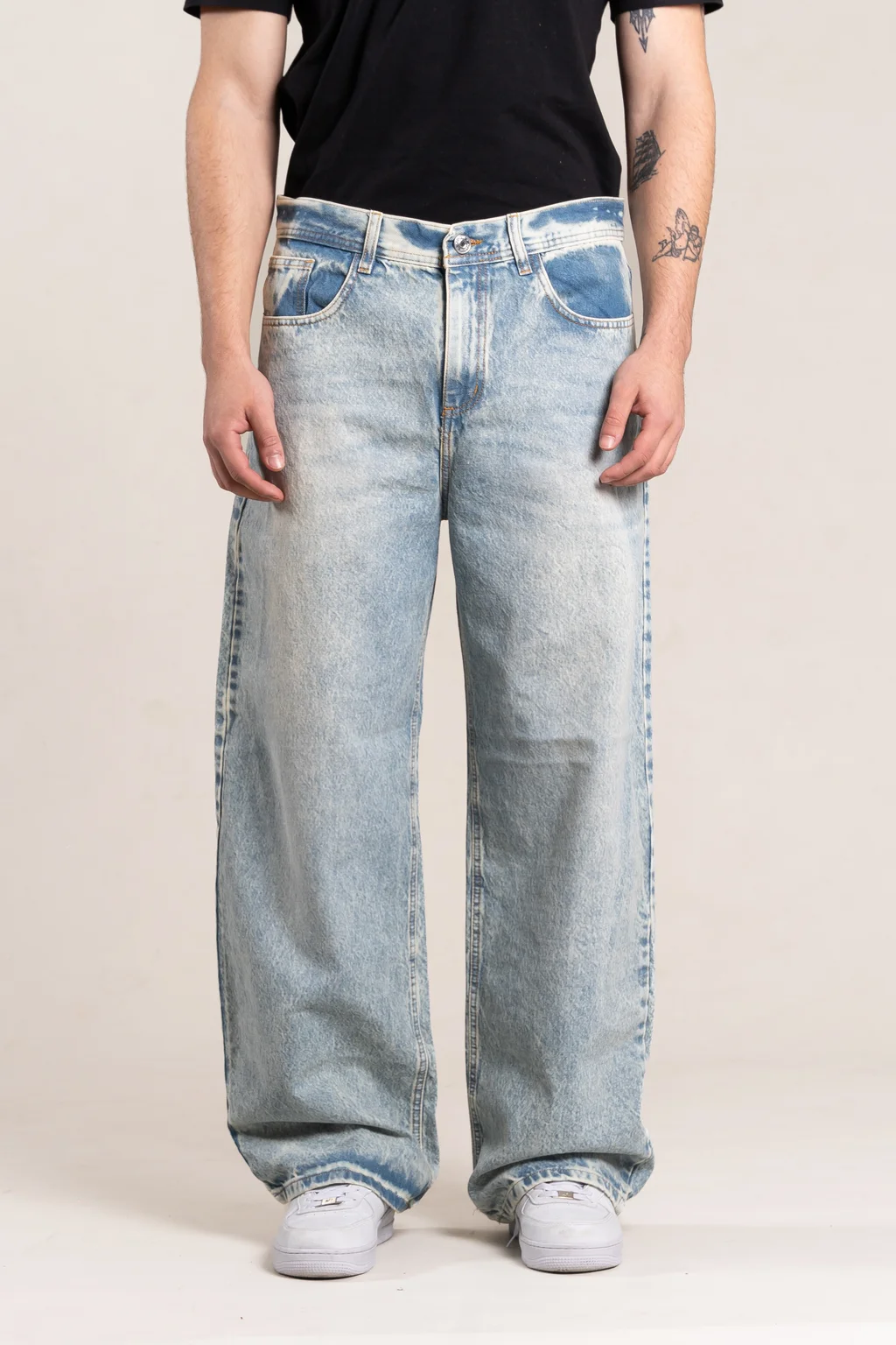 332 JEANS OXIDO CON BORDADO