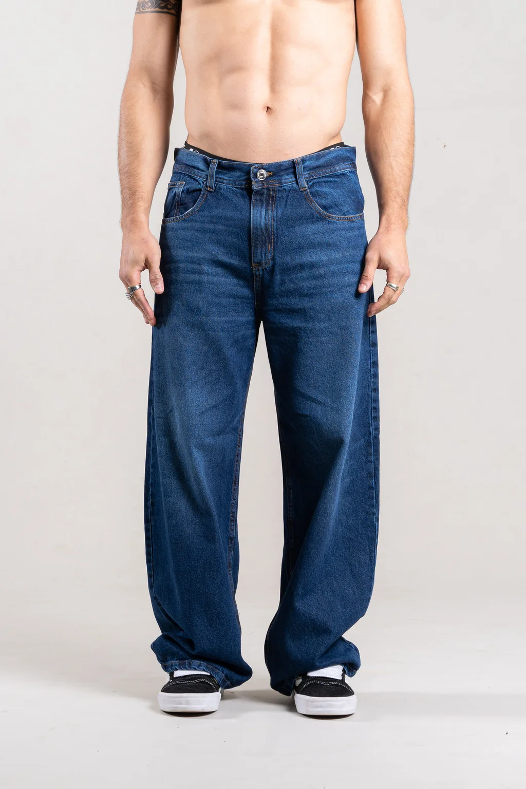 331 JEANS BLUE WIDE LEG