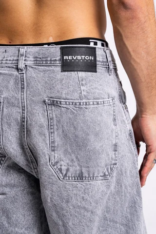 309 jean wide leg GRIS NEVADO - Vista 3