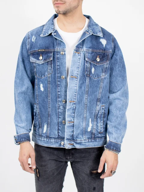 932 CAMPERA OVERSIZE CELESTE