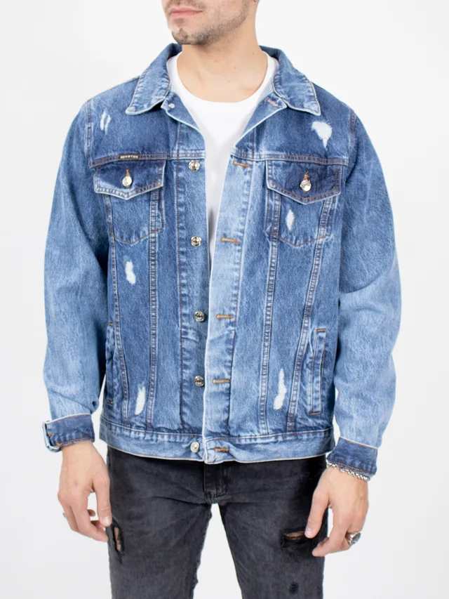 932 CAMPERA OVERSIZE CELESTE