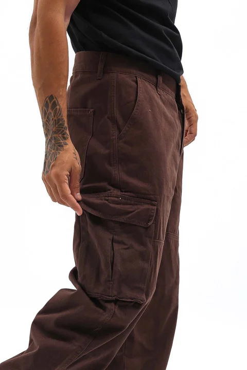 226 jean BAGGY CARGO chocolate