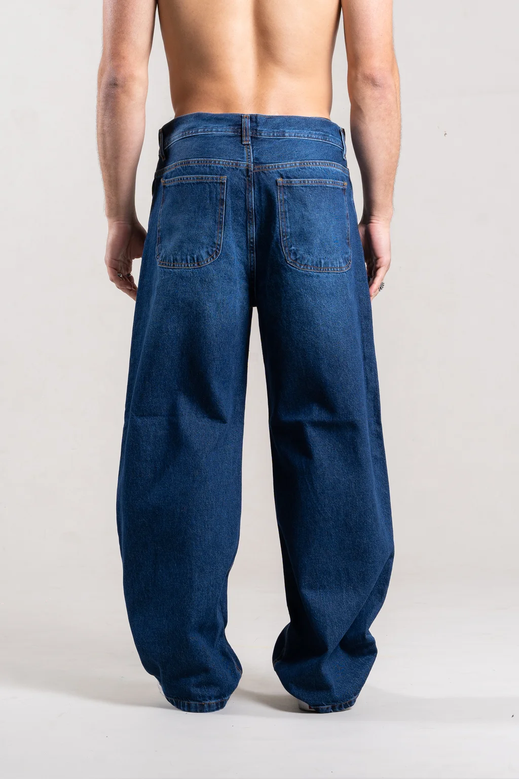 331 JEANS BLUE WIDE LEG