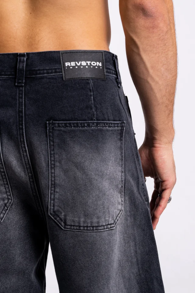 302 jean WIDE LEG GREY dark