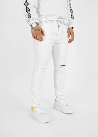 15-JEANS WHITE - Vista 3