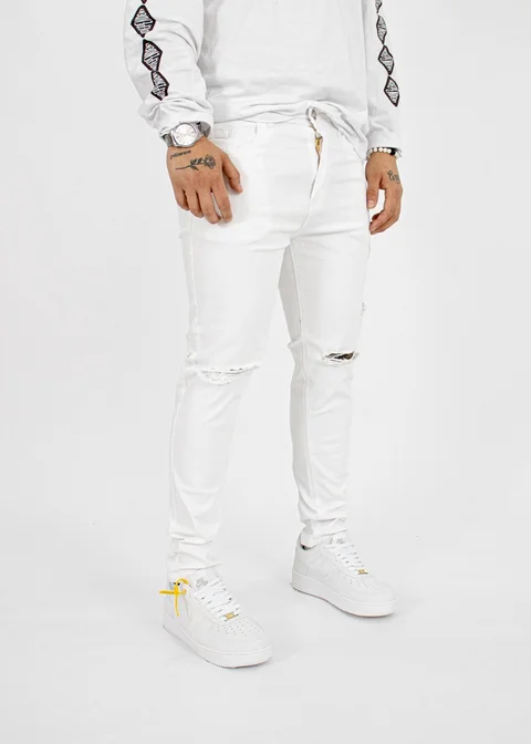 15-JEANS WHITE