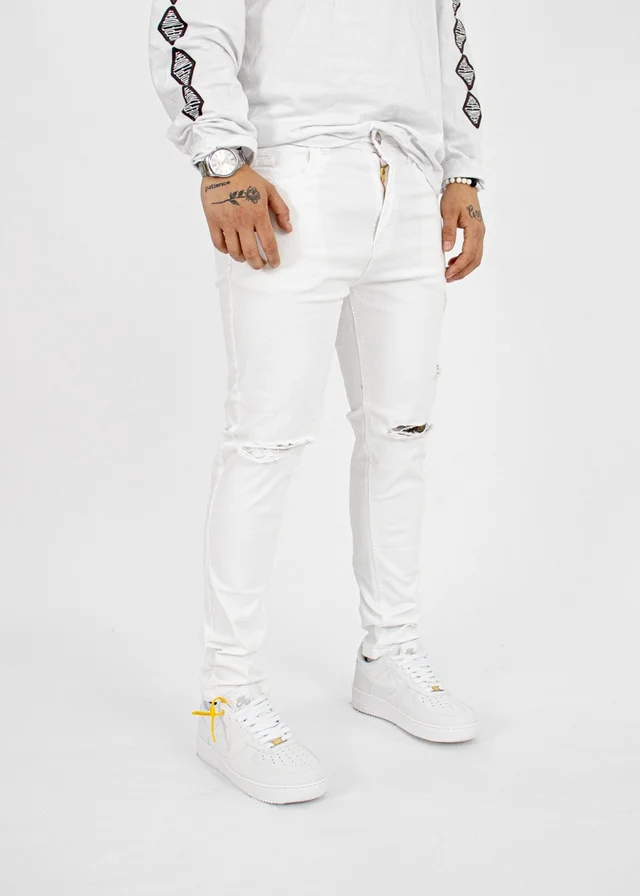 15-JEANS WHITE