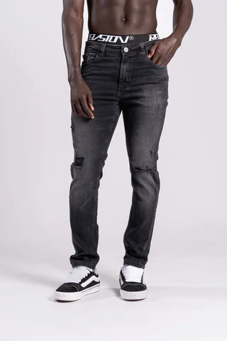 251 Slim fit Grey Con roturas - Vista 2