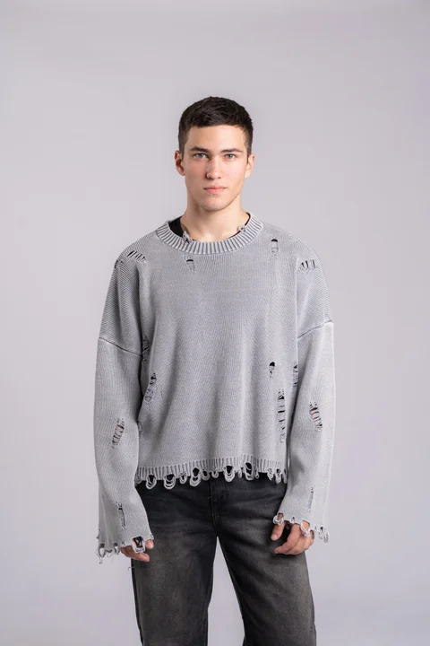 SWEATER  IMPORTADO SUPER  GREY