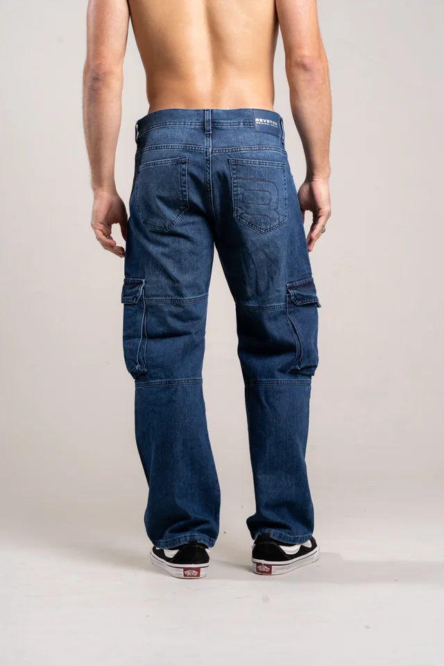 808 Jeans CARGO BLUE
