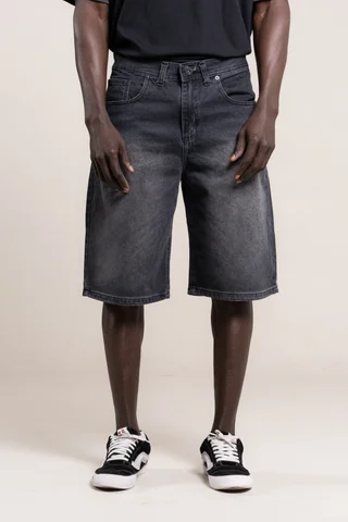 385 - BERMUDA BAGGY GRIS - Vista 1