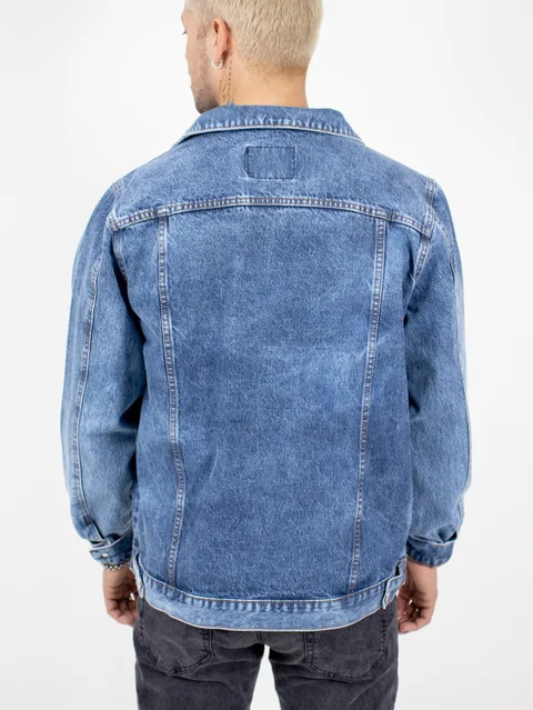 932 CAMPERA OVERSIZE CELESTE