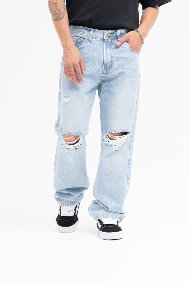 210 JEAN relaxed CON ROTURAS