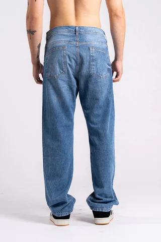 270- jean RELAXED blue - Vista 4