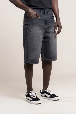 385 - BERMUDA BAGGY GRIS - Vista 2