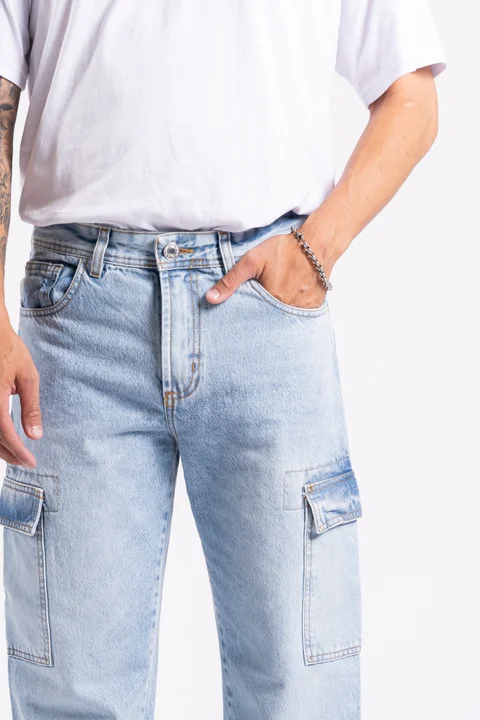 248 - jean STRAIGHT CARGO celeste