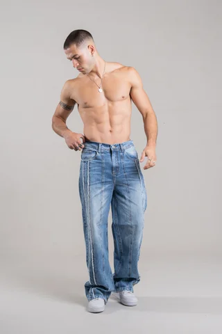 346 BAGGY CON RECORTE - Vista 3