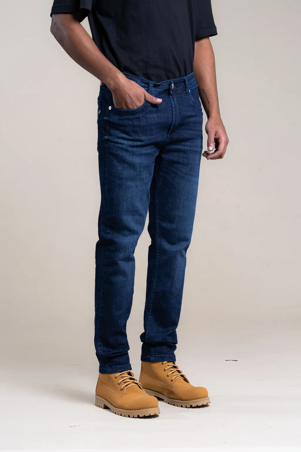 393 JEANS AZUL LISO