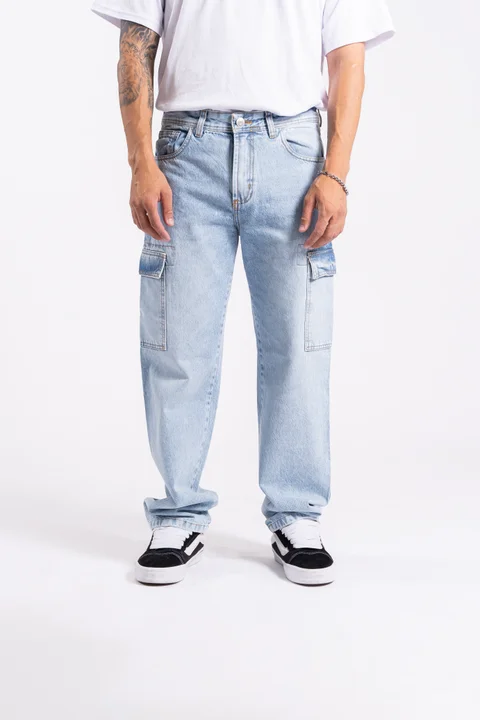 248 - jean STRAIGHT CARGO celeste