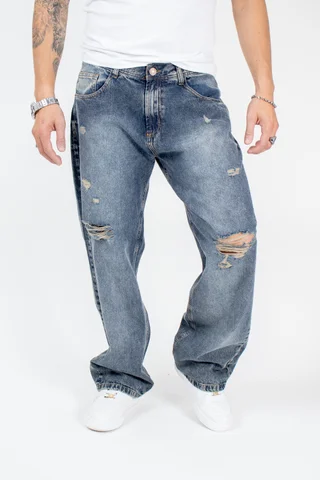 698 Jeans Rock - Vista 3