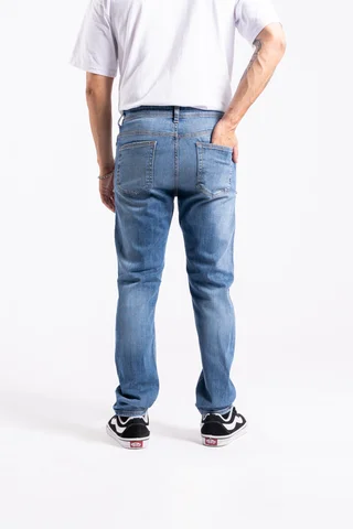 202 slim fit con rotura - Vista 3